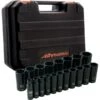 Dynamic Tools 19-piece SAE 1/2-in Drive 6-point Deep Socket Set