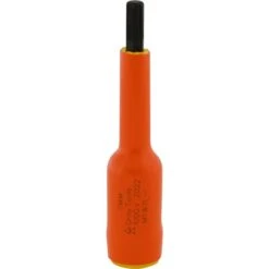 Gray Tools 7mm X 3/8-in Drive Extra Long Hex Head, Insulated Socket