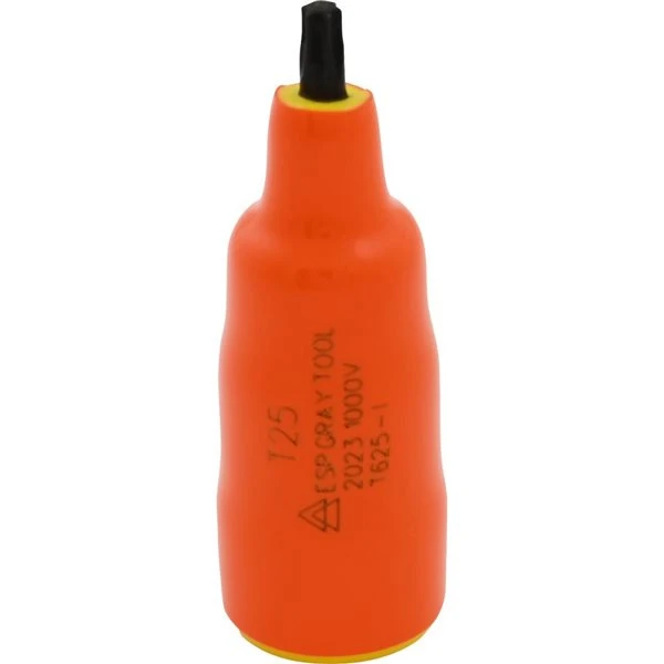 Gray Tools T25 X 3/8-in Drive Standard Length Torx Head, Insulated Socket 3 Gray Tools T25 X 3/8-in Drive Standard Length Torx Head, Insulated Socket