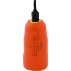 Gray Tools T9 X 3/8-in Drive Standard Length Torx Head, Insulated Socket