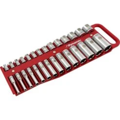 Dynamic Tools 3/8-in Red Drive Magnetic Socket Tray -Tool Nomic Sales 332016850 AlternateImage2 l