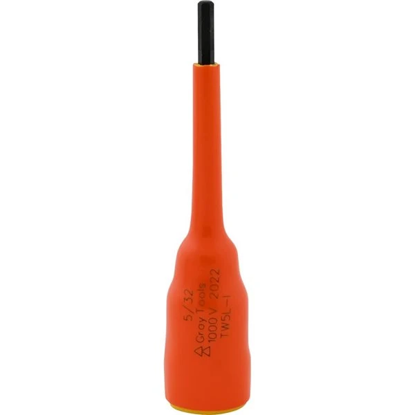 Gray Tools 5/32-in X 3/8-in Drive Extra Long Hex Head, Insulated Socket 3 Gray Tools 5/32-in X 3/8-in Drive Extra Long Hex Head, Insulated Socket