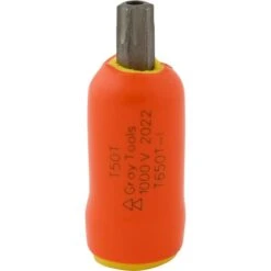 Gray Tools T50T X 3/8-in Drive Torx Head Tamper Resistant, Insulated Socket