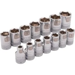 Dynamic Tools 14-piece Metric 3/8-in Drive 6-point Shallow Socket Set -Tool Nomic Sales 332017256 MainImage 001 l