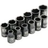 Dynamic Tools 12-piece Metric 3/8-in Drive 6-point Shallow Socket Set
