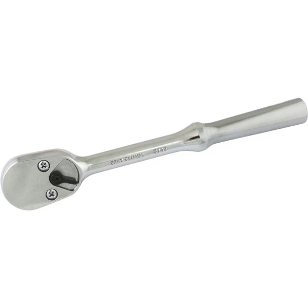 Gray Tools SAE And Metric Combination 1/2-in Drive 32T Chrome Reversible Ratchet - 10-in Long 4 Gray Tools SAE And Metric Combination 1/2-in Drive 32T Chrome Reversible Ratchet - 10-in Long - Image 2