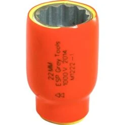 Gray Tools Metric 1/2-in Drive 12-point 22 mm Shallow Socket -Tool Nomic Sales 332017324 MainImage 001 l