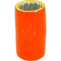 Gray Tools 9/16-in X 3/8-in Drive Insulated Standard Length Socket