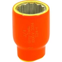 Gray Tools 3/4-in X 3/8-in Drive Insulated Standard Length Socket