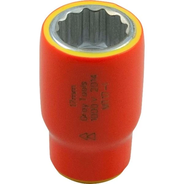 Gray Tools 9-mm X 3/8-in Drive Insulated Standard Length Socket 6 Gray Tools 9-mm X 3/8-in Drive Insulated Standard Length Socket - Image 4
