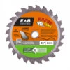EXCHANGE-A-BLADE EAB Ultra Thin Kerf Saw Blade - Carbide Tipped - 24 Teeth - 6 1/2-in Dia -Tool Nomic Sales 3459003 L