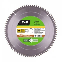 EXCHANGE-A-BLADE EAB Shelving Circular Saw Blade - 12-in Dia - 80 Tooth - 15° Hook Angle