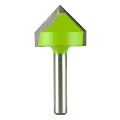 EXCHANGE-A-BLADE EAB Tool Vee Groove Professional Router Bit - 1" X 1/4" Shank - Exchangeable