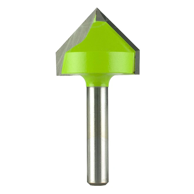 EXCHANGE-A-BLADE EAB Tool Vee Groove Professional Router Bit - 1" X 1/4" Shank - Exchangeable 3 EXCHANGE-A-BLADE EAB Tool Vee Groove Professional Router Bit - 1" X 1/4" Shank - Exchangeable