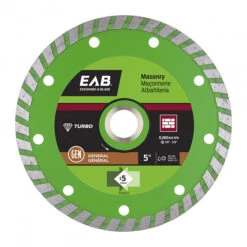 EXCHANGE-A-BLADE EAB Green Turbo Diamond Circular Saw Blade - Alloy Steel - 5-in Dia - 5/8-7/8-in Arbour