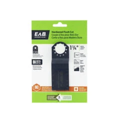 EXCHANGE-A-BLADE EAB Industrial 1 1/4-in Flush Cut Blade For Oscillating Tool - 1 1/2-in Cutting Depth - Heavy-Duty - Bi-Metal