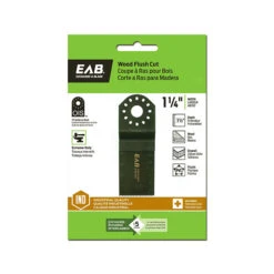 EXCHANGE-A-BLADE EAB Industrial Flush Cut Blade For Oscillating Tool - 1 1/4-in W - 1 1/2-in Cutting Depth - High-Carbon Steel - For Wood
