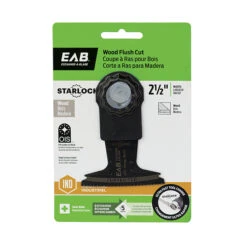 EXCHANGE-A-BLADE EAB Starlock Industrial Oscillating Flush Cut Blade - 2 1/2-in W - High Carbon Steel - Suitable For Wood -Tool Nomic Sales 34595853b L