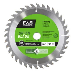 EXCHANGE-A-BLADE EAB Finishing Saw Blade - Circular Shape - Carbide - Lumber Utilization - 36 Teeth