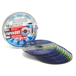 EXCHANGE-A-BLADE Taper-Cut Standard Metal Flat Wheel -Type 1 - 5" - 10/PK