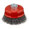 EXCHANGE-A-BLADE EAB Threaded Arbor Cup Brush - Carbon Steel - Crimped Wire - 1 Per Pack - 3-in Dia
