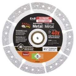 EXCHANGE-A-BLADE EAB Finishing Razor Back Multi-Purpose Metal Saw Blade - 4 1/2-in Dia - 7/8-in And 5/8-in DKO - Diamond Abrasive