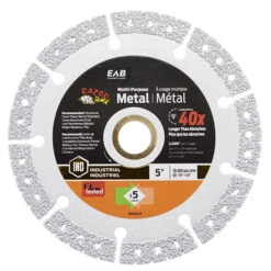 EXCHANGE-A-BLADE EAB Finishing Razor Back Multi-Purpose Metal Saw Blade - 5-in Dia - 7/8-in And 5/8-in DKO - Diamond Abrasive