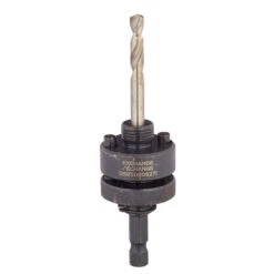 EXCHANGE-A-BLADE EAB Quick Change Mandrel - 1/4-in Dia Drill Bit - 3/8-in Hex Shank - Pilot Point - Steel