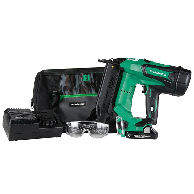 Metabo HPT 18-Gauge Cordless Straight Brad Nail With Battery And Charger - Brushless Motor - LED Light 3 Metabo HPT 18-Gauge Cordless Straight Brad Nail With Battery And Charger - Brushless Motor - LED Light