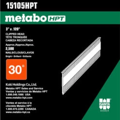 Metabo HPT Strip Framing Nails Steel 3-in 30° Box Of 2500 -Tool Nomic Sales 37815279b L