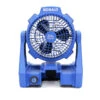 Kobalt 24-V Max Cordless Jobsite Fan - 600-CFM - Blue - Bare Tool Without Battery -Tool Nomic Sales 45595009b L