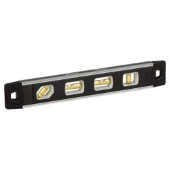 Johnson Magnetic Torpedo Level - Aluminum - Black - 12-in
