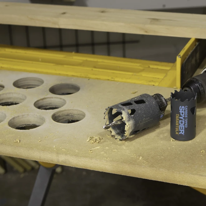 Spyder Taranla 1-Piece 2 3/8-in - Carbide-tipped - Non-arbored Hole Saw 5 Spyder Taranla 1-Piece 2 3/8-in - Carbide-tipped - Non-arbored Hole Saw - Image 3