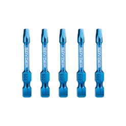 Spyder Mach-Blue SQ2 1/4-in X 2-in Impact Driver Bits 5-Pack