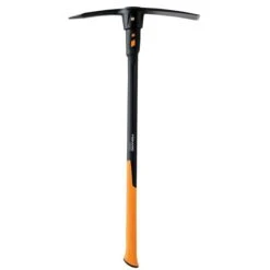Fiskars IsoCore Forged Steel Garden Pick 5 Lb 36-in - Orange And Black