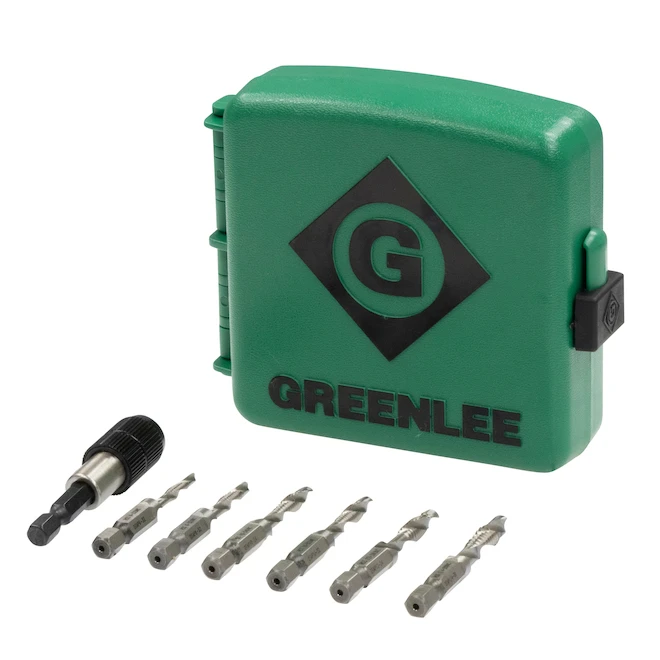 Greenlee 6-32 To 1/4-20 Drill Tap Set 6 Piece 4 Greenlee 6-32 To 1/4-20 Drill Tap Set 6 Piece - Image 2