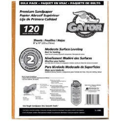 Gator Medium Premium Sandpaper 120 Grit - 120/Pack