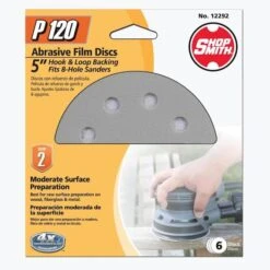 Shopsmith 120-Grit Sanding Discs - 6-Pack