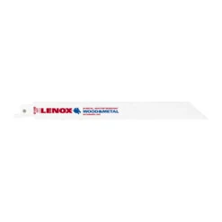 Lenox Bi-Metal Reciprocating Saw Blade - 8-in L X 3/4-in W - 1/2-in Thick - 10 TPI - 5 Per Pack