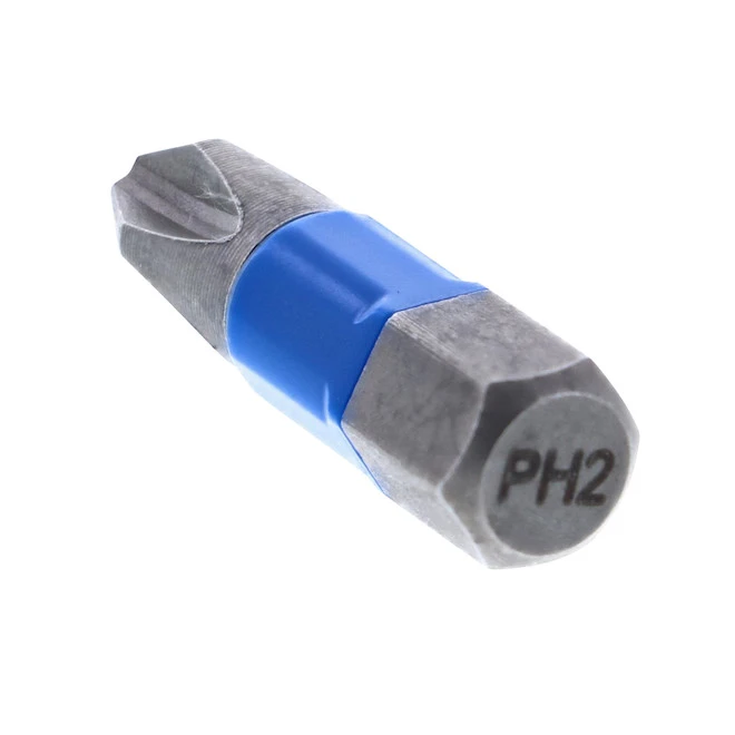 Wiha TerminatorBlue Impact Steel #2 Phillips Screwdriver Bits - 1-in - 20 Pieces 5 Wiha TerminatorBlue Impact Steel #2 Phillips Screwdriver Bits - 1-in - 20 Pieces - Image 3
