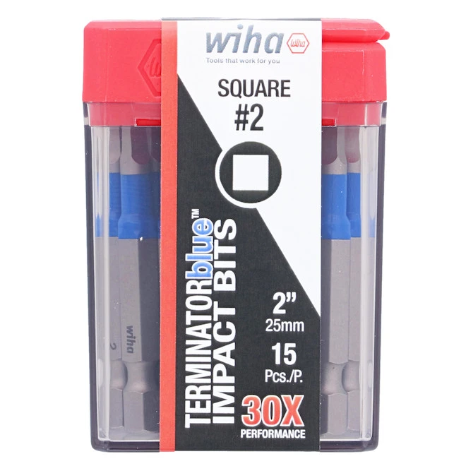 Wiha TerminatorBlue Resistant Steel Screwdriver Bits Set - 2-in - 15/Pack 5 Wiha TerminatorBlue Resistant Steel Screwdriver Bits Set - 2-in - 15/Pack - Image 3